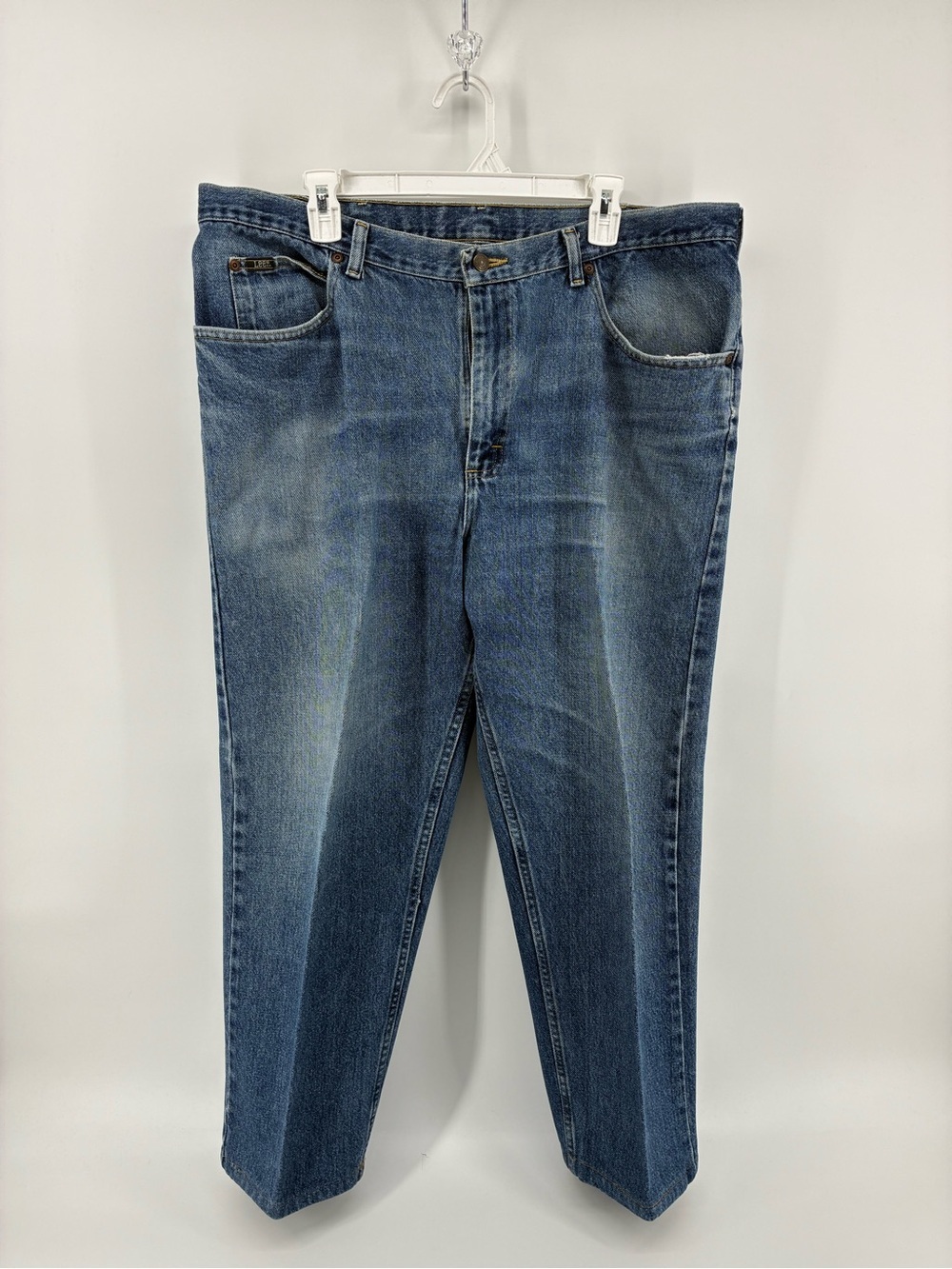 Lee Classic Men’s Blue Denim Jeans - Casual Straight Fit